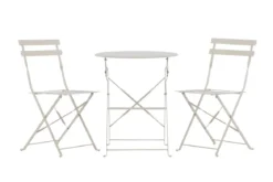 Garten Loungeset Elion – 3-teiliges Set mit rundem Tisch in 3 Farben