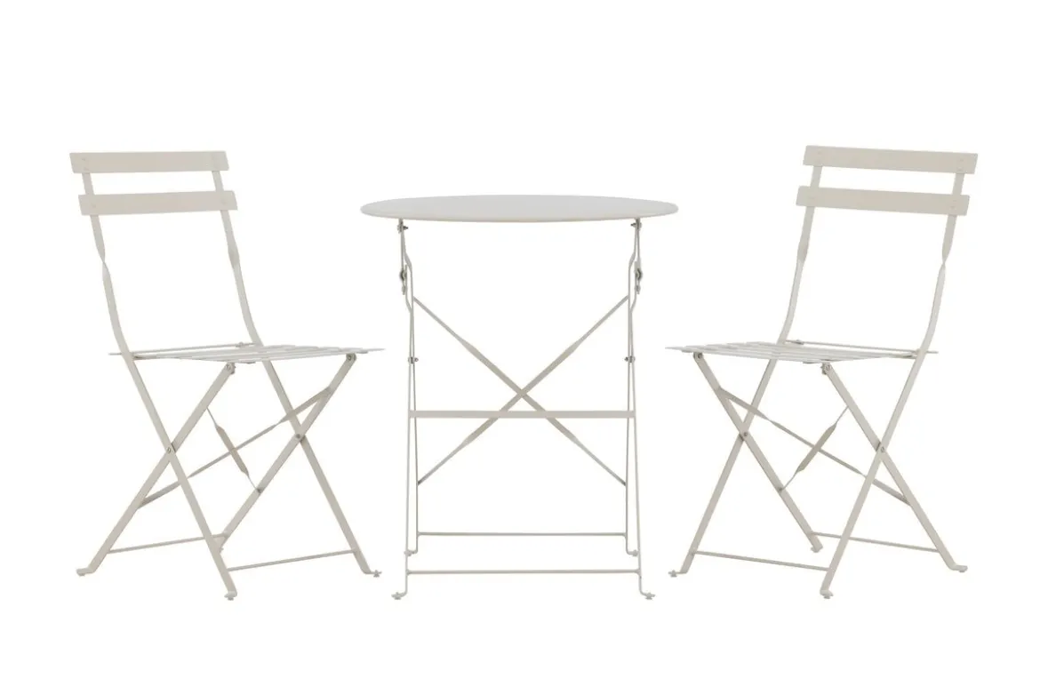Garten Loungeset Elion – 3-teiliges Set mit rundem Tisch in 3 Farben