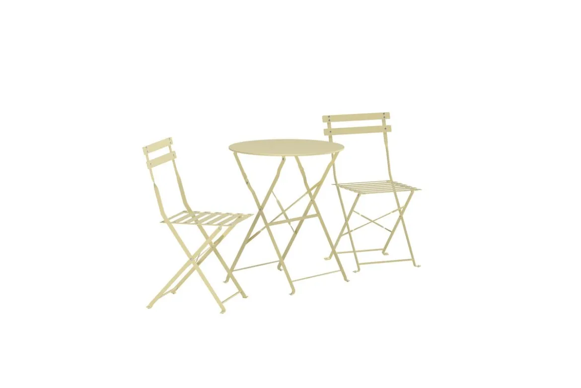 Garten Loungeset Elion – 3-teiliges Set mit rundem Tisch in 3 Farben