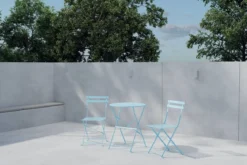 Garten Loungeset Elion – 3-teiliges Set mit rundem Tisch in 3 Farben