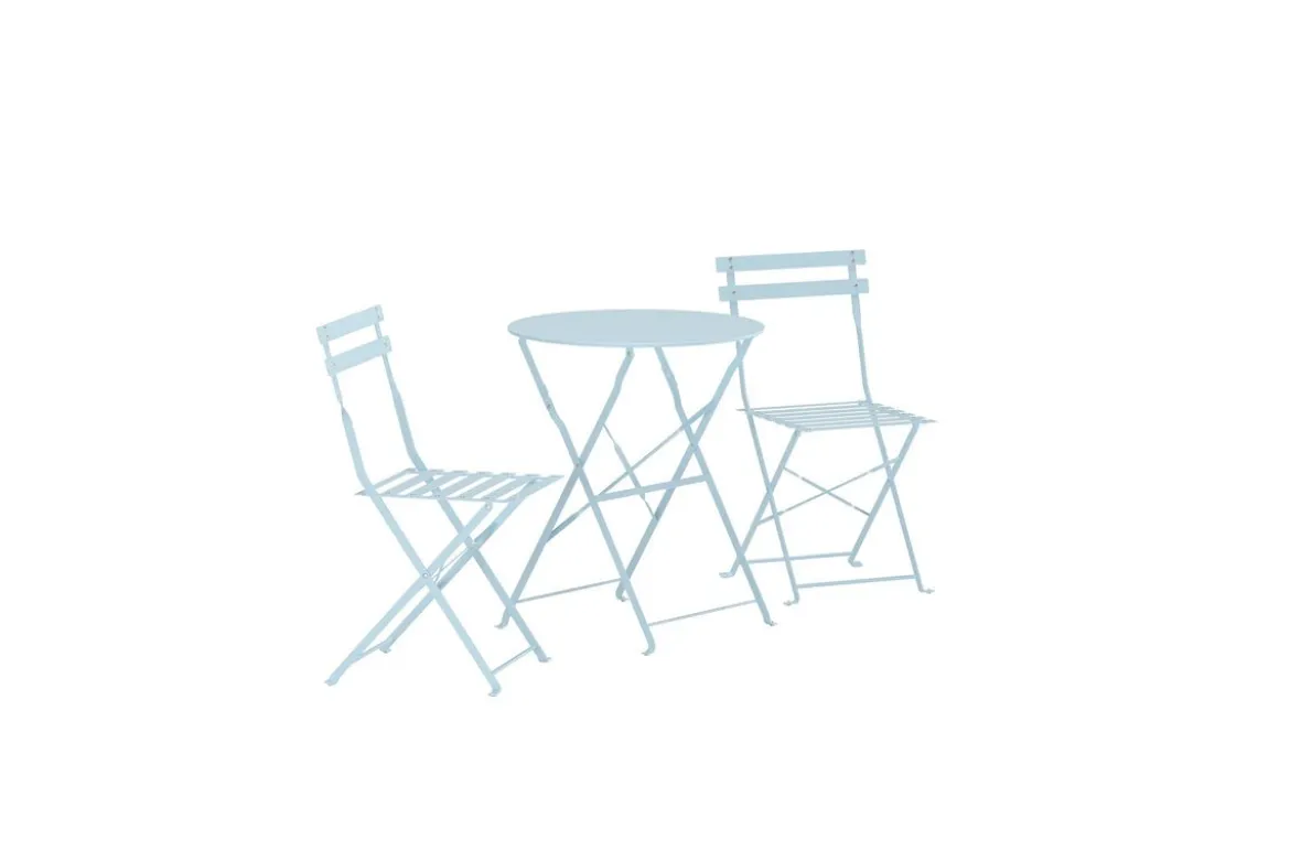 Garten Loungeset Elion – 3-teiliges Set mit rundem Tisch in 3 Farben