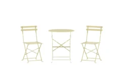 Garten Loungeset Elion – 3-teiliges Set mit rundem Tisch in 3 Farben