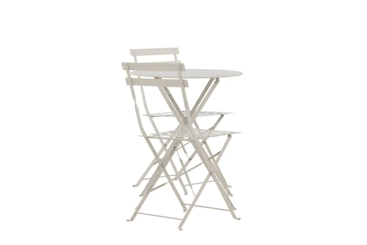 Garten Loungeset Elion – 3-teiliges Set mit rundem Tisch in 3 Farben