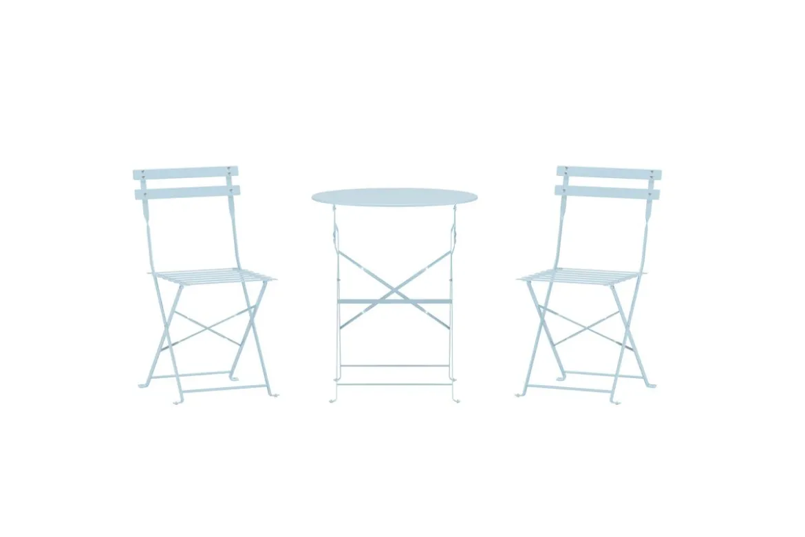 Garten Loungeset Elion – 3-teiliges Set mit rundem Tisch in 3 Farben