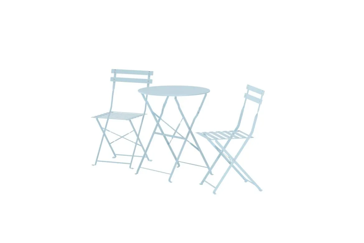 Garten Loungeset Elion – 3-teiliges Set mit rundem Tisch in 3 Farben
