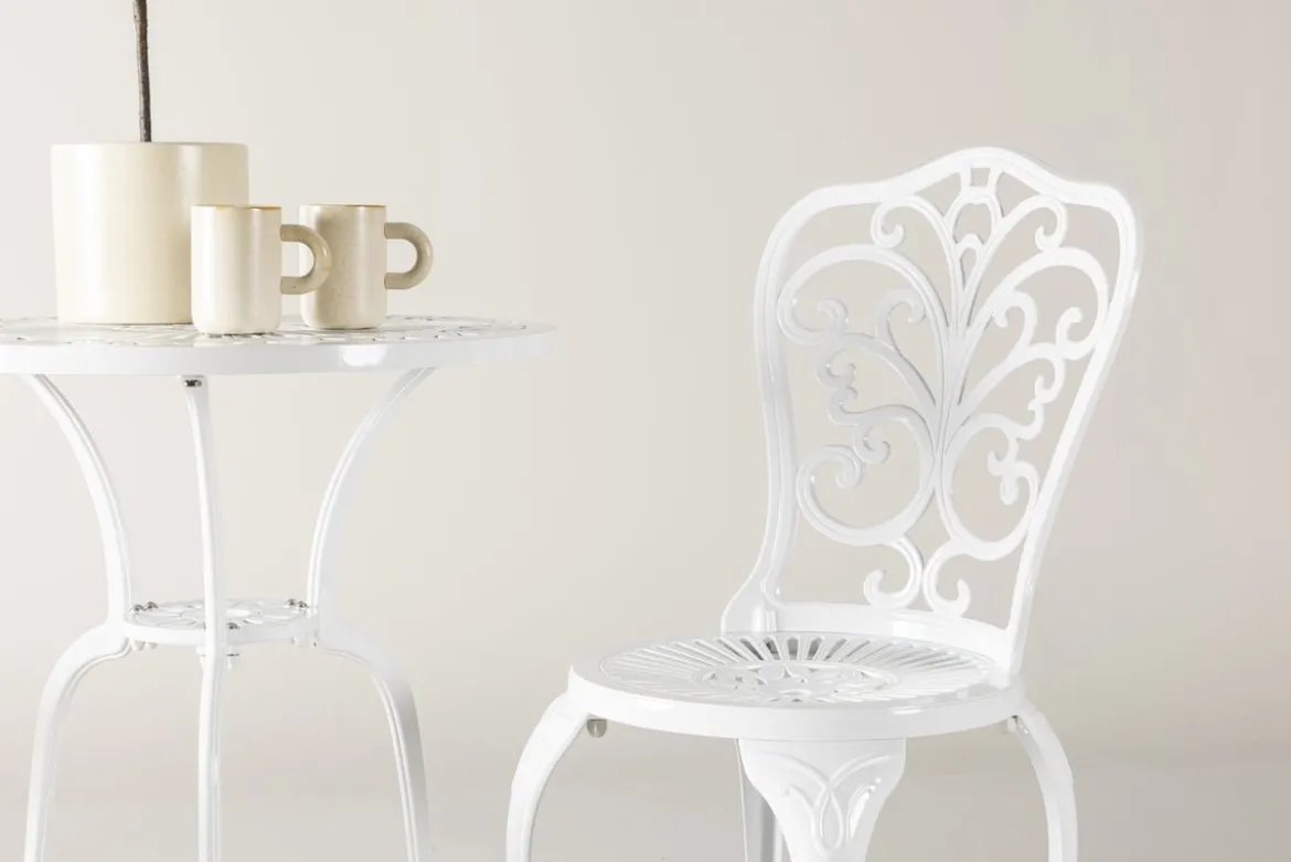 Garten Loungeset Elyra – 3-teiliges Set mit Stühlen & Tisch in 2 Farben