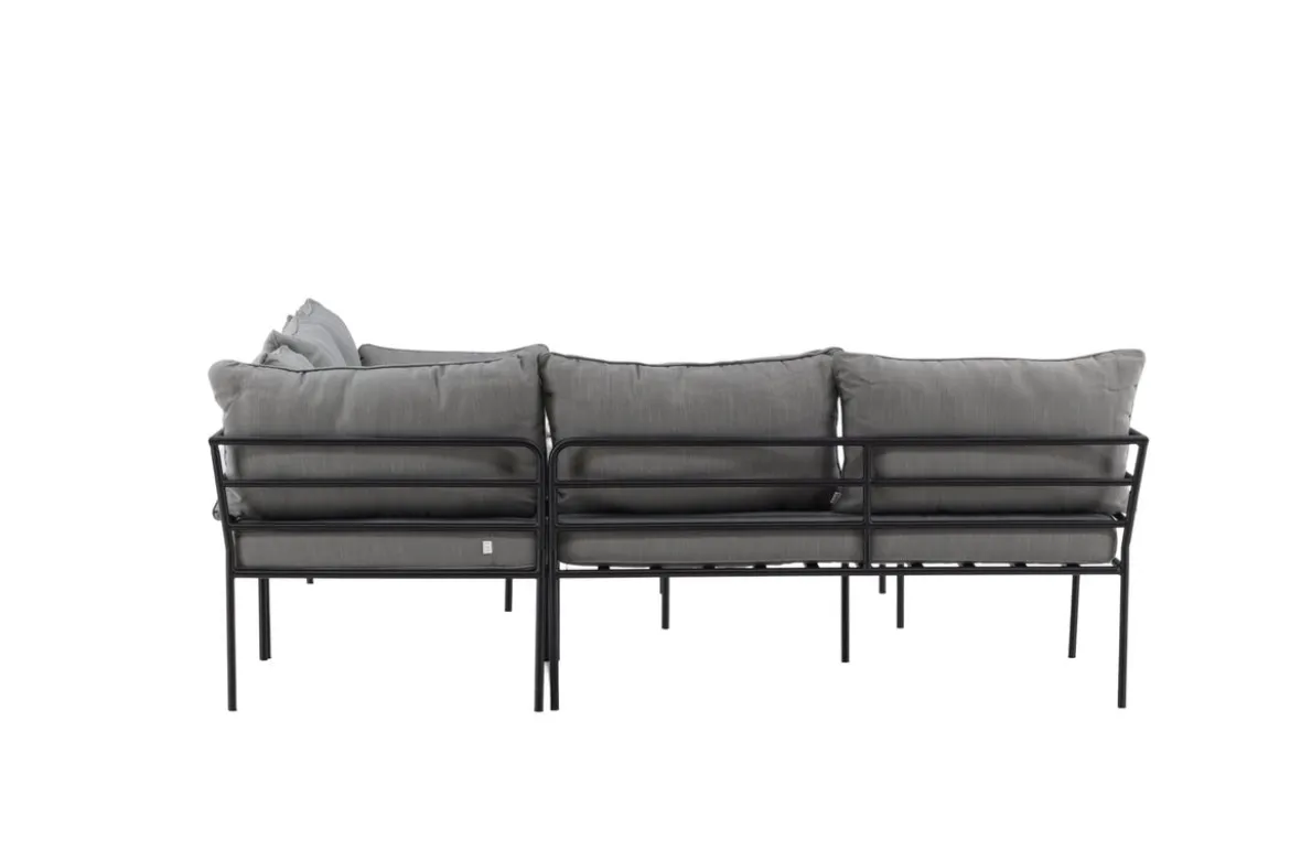 Garten Loungeset Felicita – Ecksofa mit 4 Sitzplätzen und Couchtisch