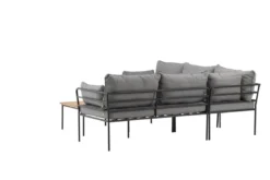 Garten Loungeset Felicita – Ecksofa mit 4 Sitzplätzen und Couchtisch
