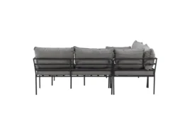 Garten Loungeset Felicita – Ecksofa mit 4 Sitzplätzen und Couchtisch