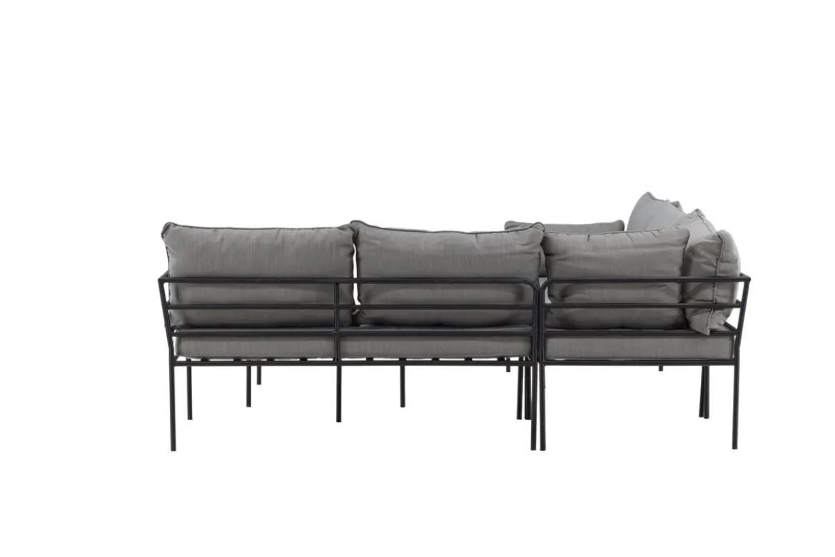 Garten Loungeset Felicita – Ecksofa mit 4 Sitzplätzen und Couchtisch