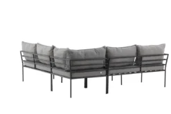 Garten Loungeset Felicita – Ecksofa mit 4 Sitzplätzen und Couchtisch