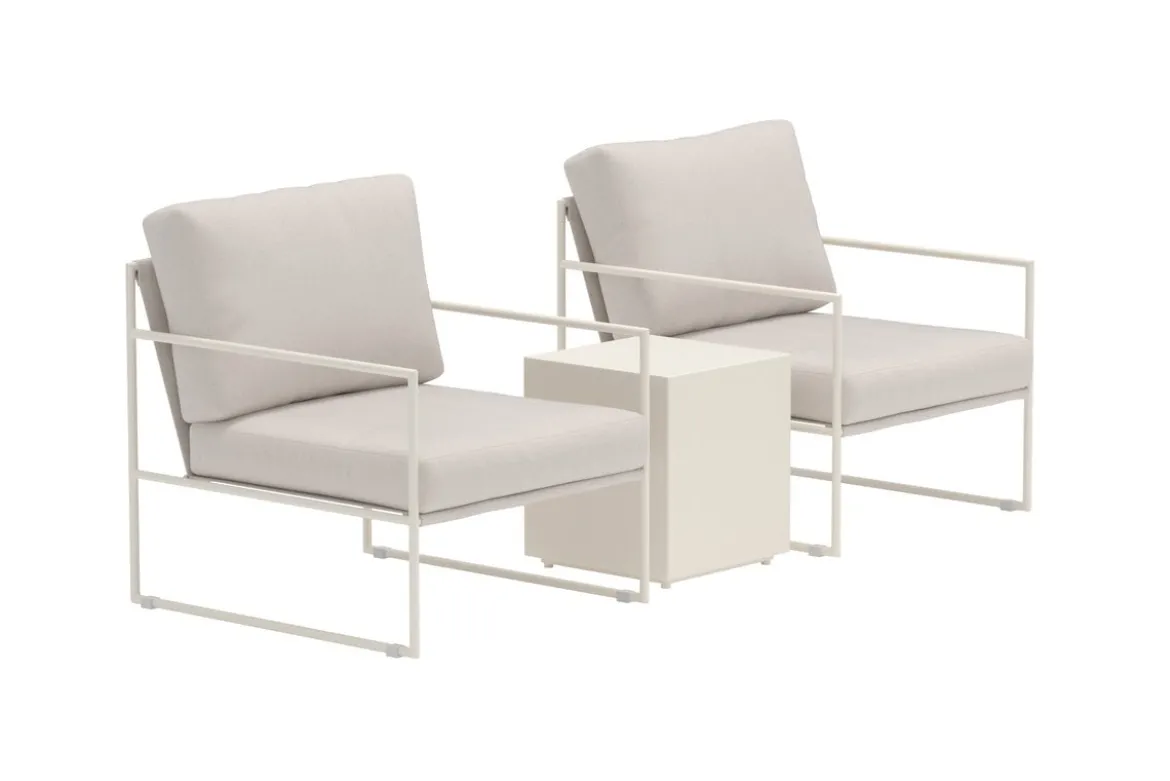 Garten Lounge Set Karino – 3 teiliges Set in Beige