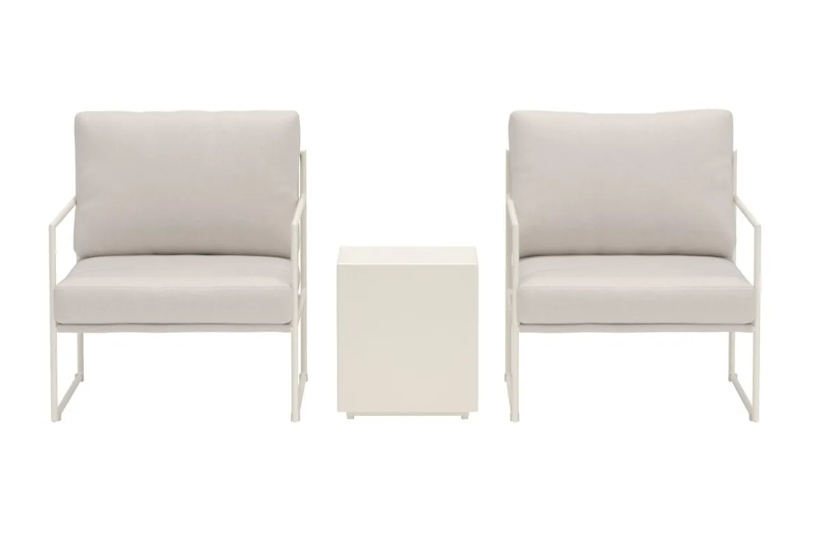 Garten Lounge Set Karino – 3 teiliges Set in Beige