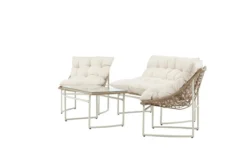 Garten Loungeset Marvella – 4-teiliges Outdoor-Sofa-Set in Beige mit Polstern