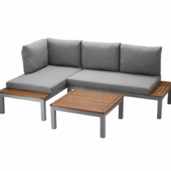 Garten Loungeset ModuFlex – modulares Aluminium Lounge-Set