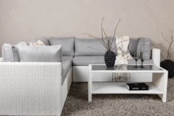 Garten Loungeset Panther - aus Kunstrattan in 3 Farben erhältlich