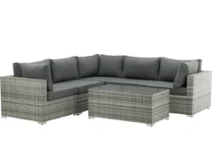 Garten Loungeset Panther - aus Kunstrattan in 3 Farben erhältlich