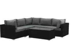 Garten Loungeset Panther - aus Kunstrattan in 3 Farben erhältlich