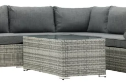 Garten Loungeset Panther - aus Kunstrattan in 3 Farben erhältlich