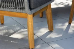 Garten Loungeset Rawai – wetterbeständig, in zwei Farben aus Holz