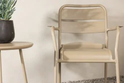 Garten Loungeset Rivana – 3-teiliges Set mit 2 Stühlen & Tisch in Beige