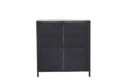 Garten Loungeset Talio – 3-teiliges Set aus synth. Rattan in Schwarz