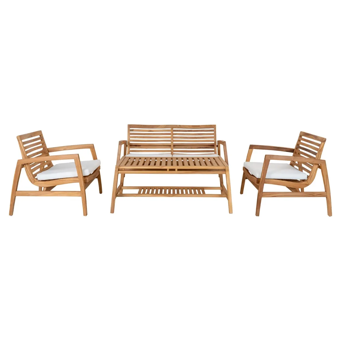 Garten Lounge Set Valencia aus Teakholz