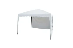 Garten Pavillon Oasis - mit weißem Dach und Wänden aus Polyester