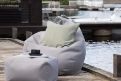 Garten Sitzsack Lago - aus Polyester in Beige