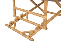 Garten Sonnenliege Coco - aus Rattan und Textilene in Naturoptik