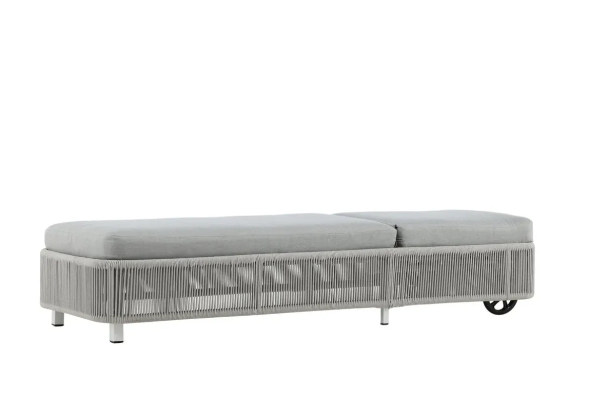 Garten Sonnenliege Mila - aus Polyester/Metall
