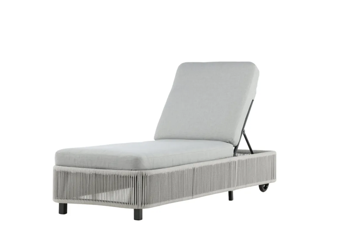 Garten Sonnenliege Mila - aus Polyester/Metall
