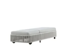 Garten Sonnenliege Mila - aus Polyester/Metall