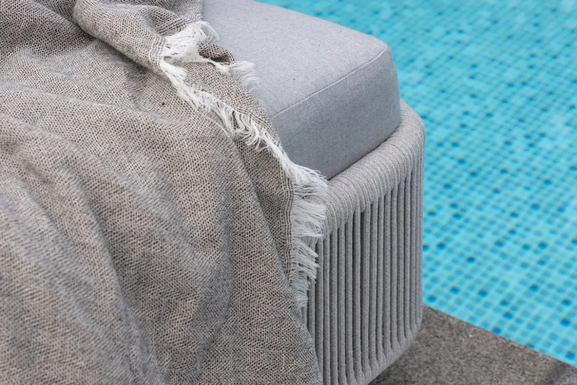 Garten Sonnenliege Mila - aus Polyester/Metall