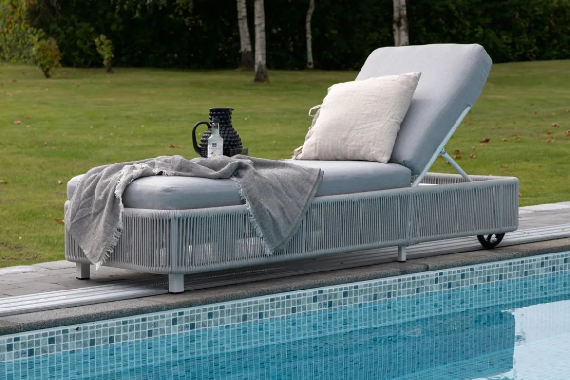 Garten Sonnenliege Mila - aus Polyester/Metall