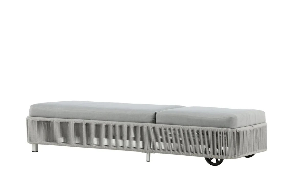 Garten Sonnenliege Mila - aus Polyester/Metall