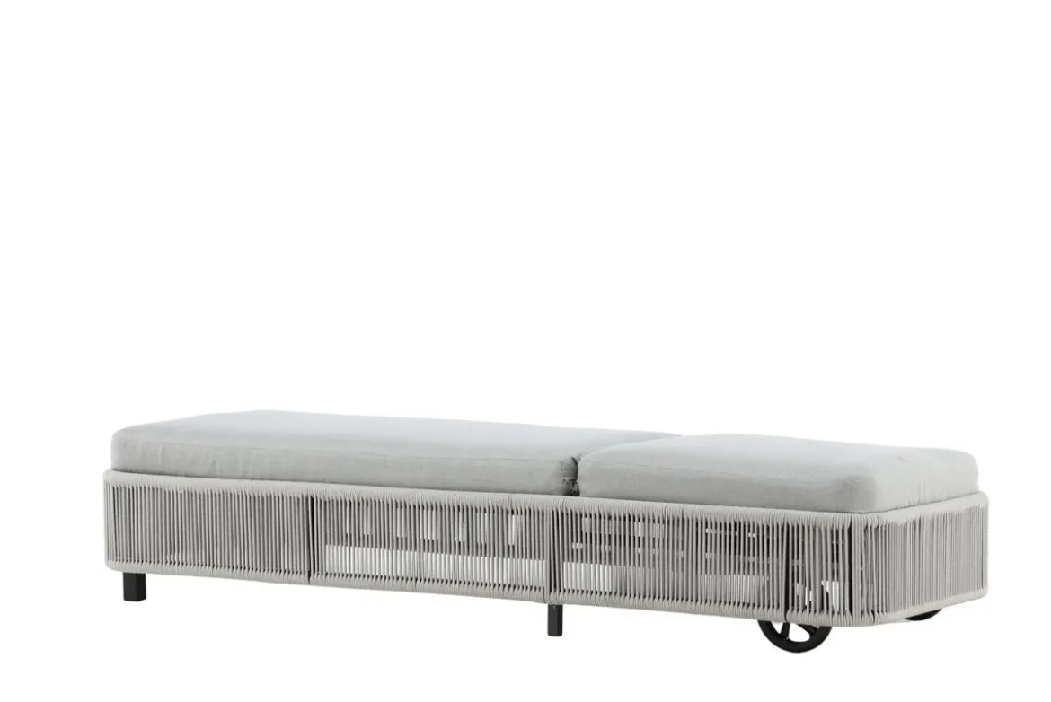 Garten Sonnenliege Mila - aus Polyester/Metall