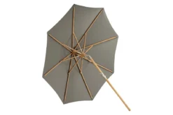 Garten Sonnenschirm Boho – Ø270 cm in wahlweise Schwarz oder Grau