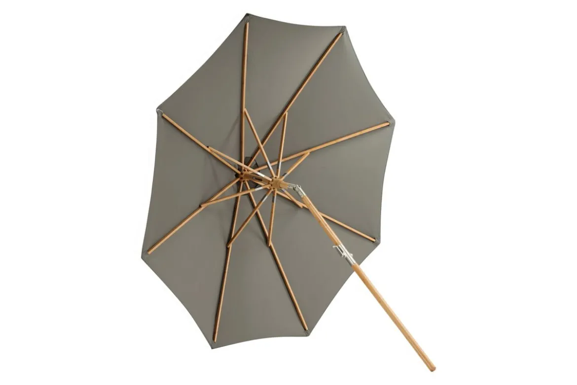 Garten Sonnenschirm Boho – Ø270 cm in wahlweise Schwarz oder Grau