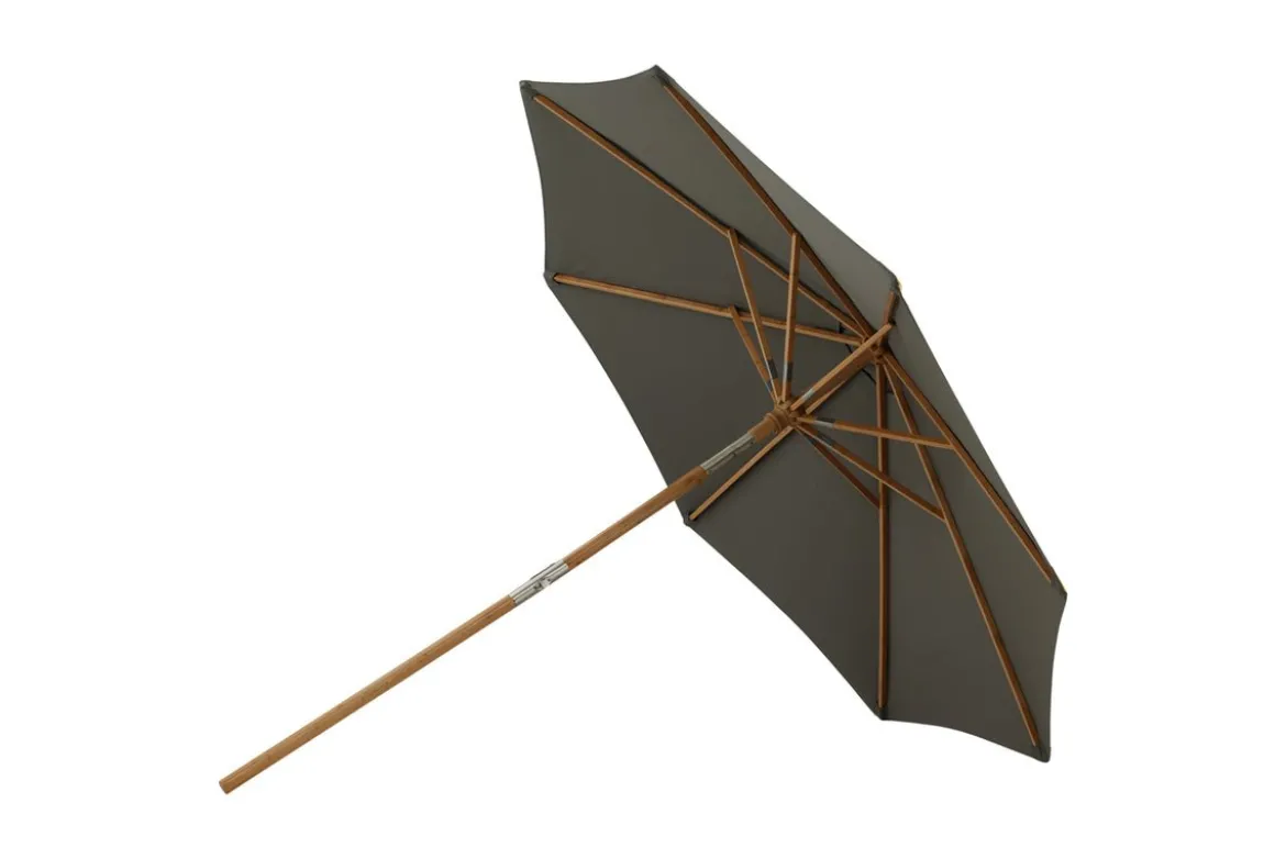 Garten Sonnenschirm Boho – Ø270 cm in wahlweise Schwarz oder Grau