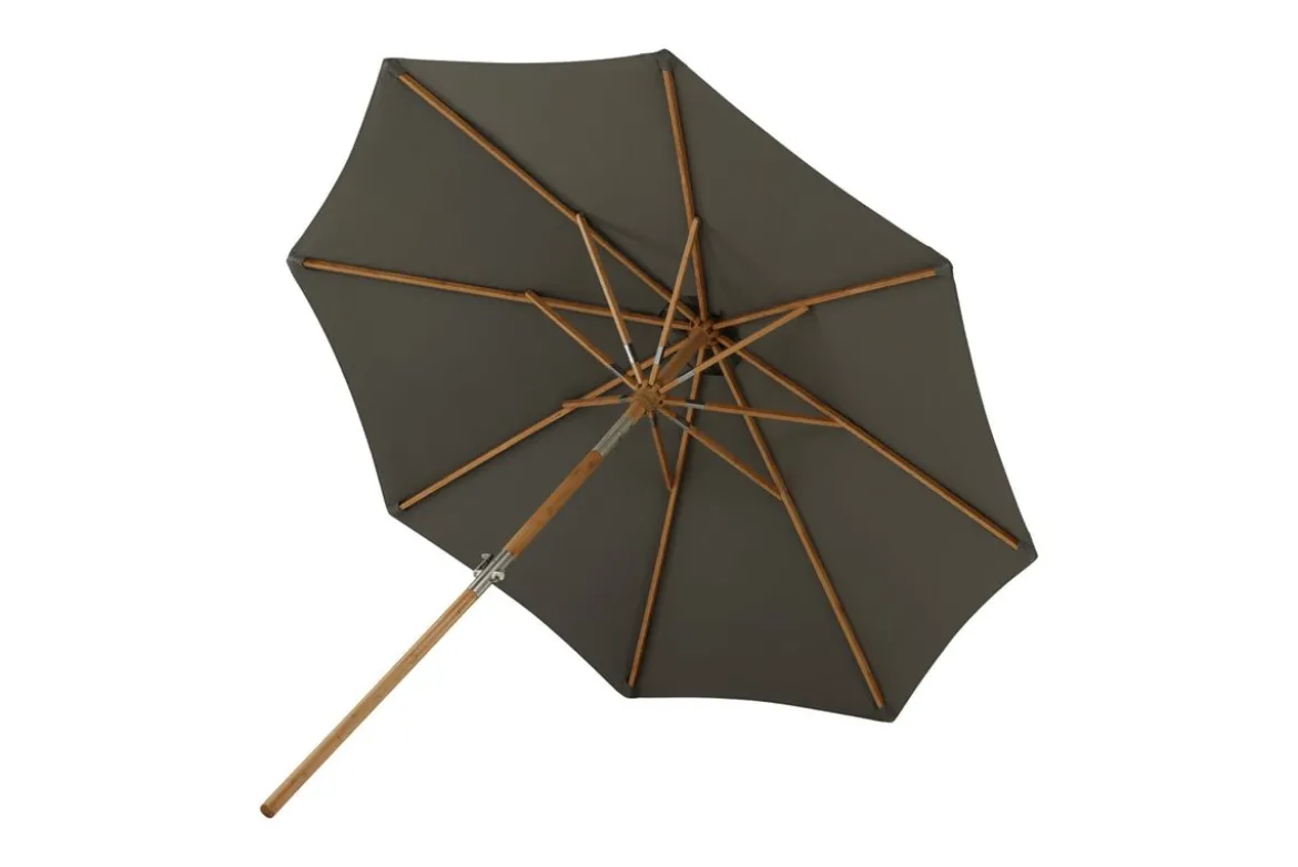 Garten Sonnenschirm Boho – Ø270 cm in wahlweise Schwarz oder Grau