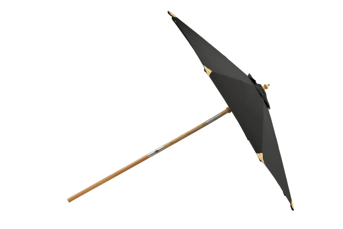 Garten Sonnenschirm Boho – Ø270 cm in wahlweise Schwarz oder Grau