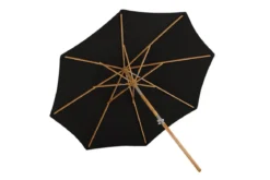 Garten Sonnenschirm Boho – Ø270 cm in wahlweise Schwarz oder Grau