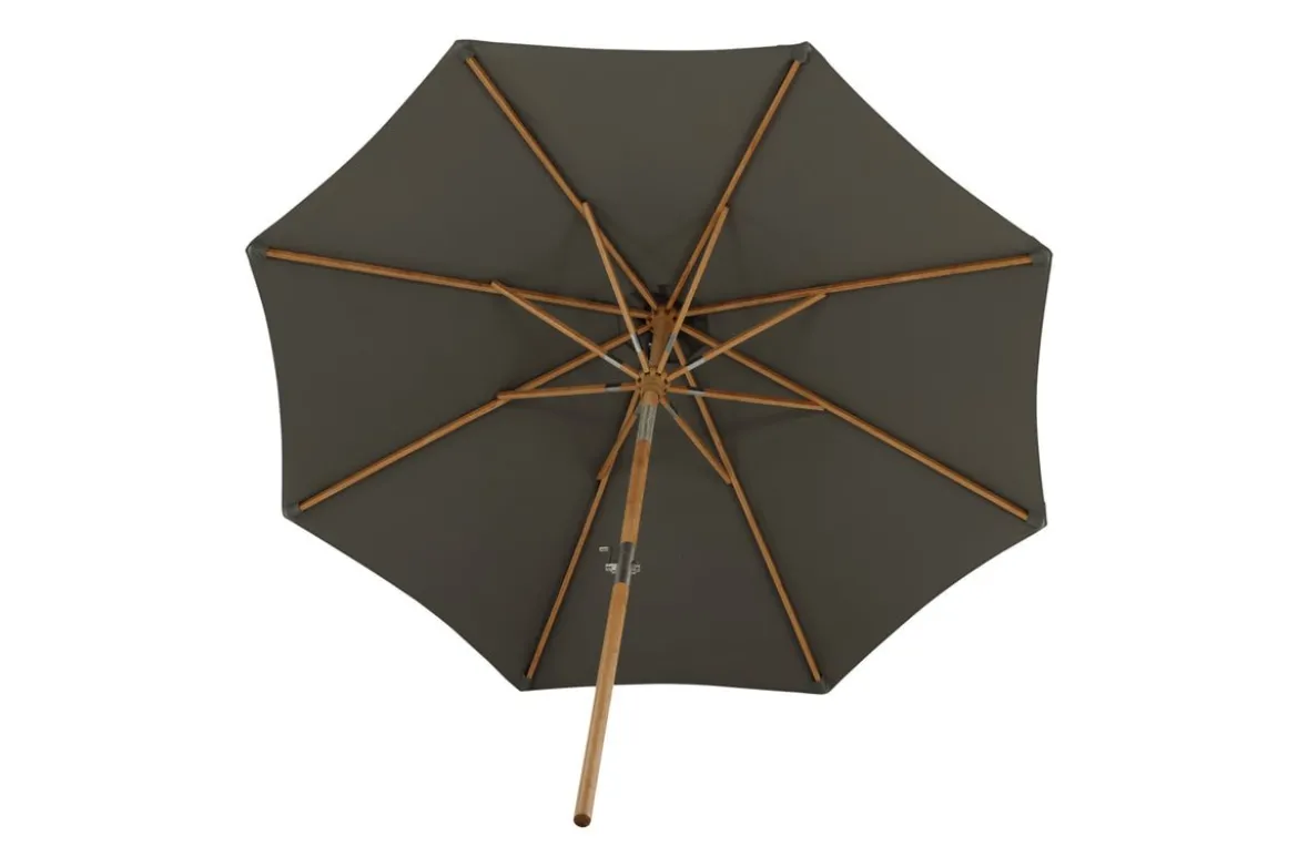 Garten Sonnenschirm Boho – Ø270 cm in wahlweise Schwarz oder Grau