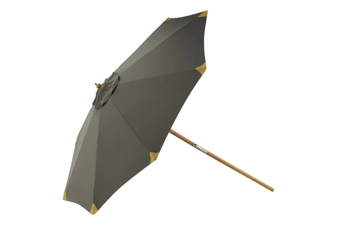 Garten Sonnenschirm Boho – Ø270 cm in wahlweise Schwarz oder Grau