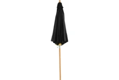 Garten Sonnenschirm Boho – Ø270 cm in wahlweise Schwarz oder Grau