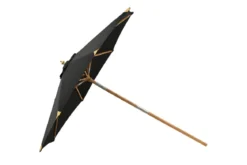 Garten Sonnenschirm Boho – Ø270 cm in wahlweise Schwarz oder Grau