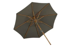 Garten Sonnenschirm Boho – Ø270 cm in wahlweise Schwarz oder Grau