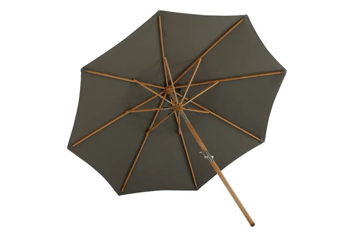 Garten Sonnenschirm Boho – Ø270 cm in wahlweise Schwarz oder Grau