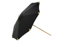 Garten Sonnenschirm Boho – Ø270 cm in wahlweise Schwarz oder Grau